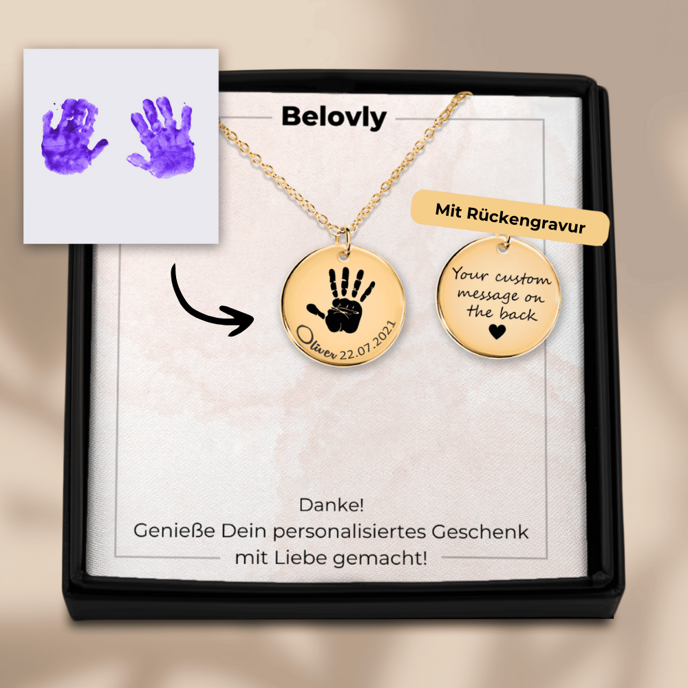 HandKet™ - Handabdruck Halskette - Belovly