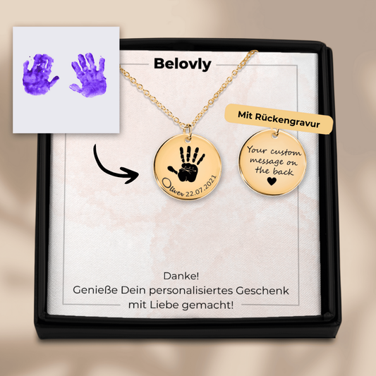 HandKet™ - Handabdruck Halskette - Belovly