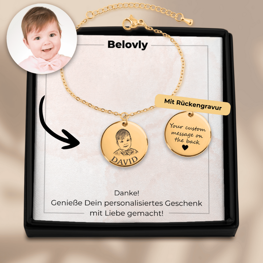 BabyBrace™ - Babybild Armband - Belovly