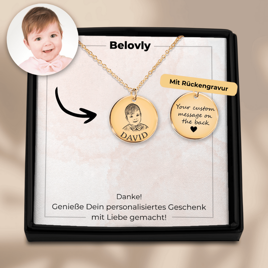 BabyKet™ - Babybild Halskette - Belovly