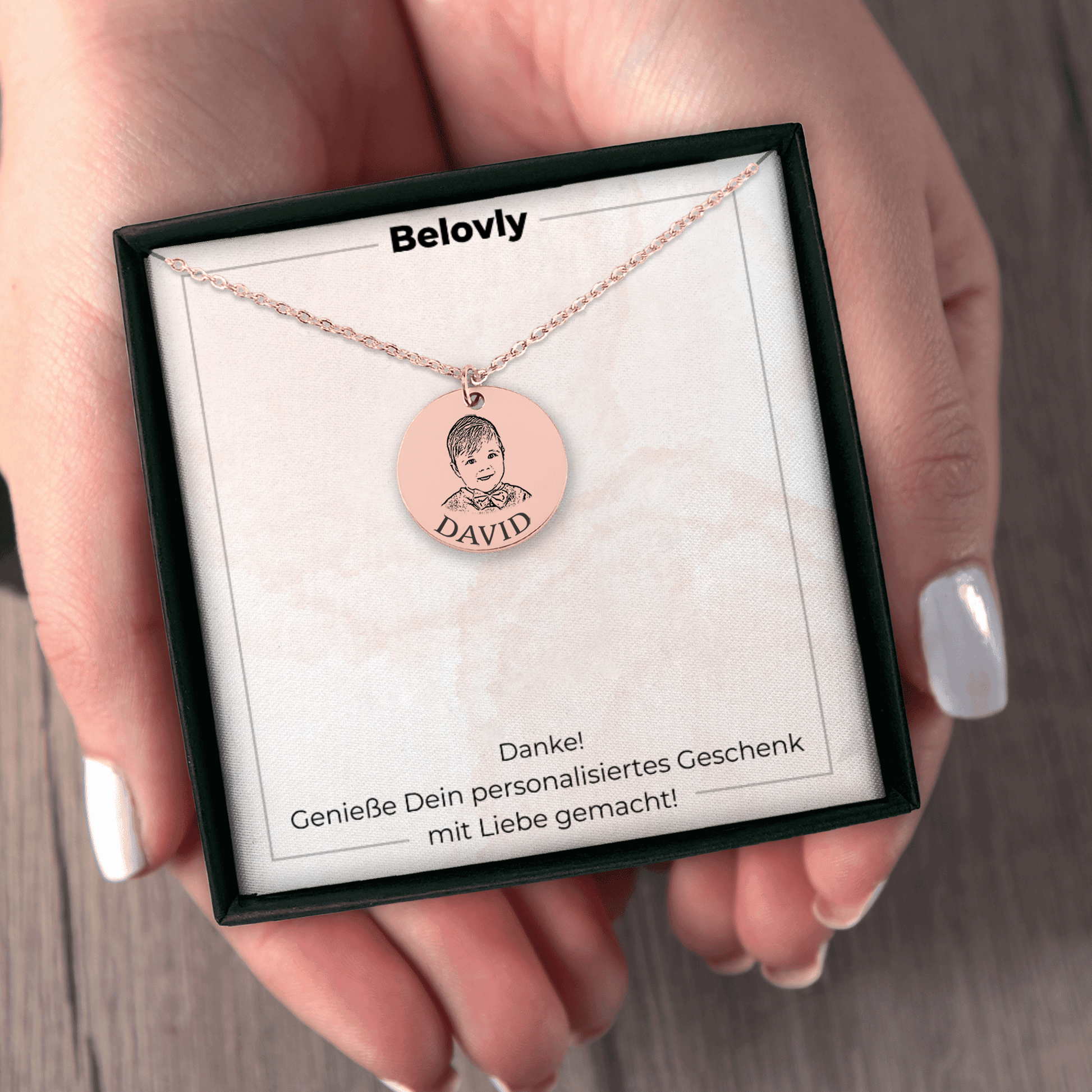 BabyKet™ - Babybild Halskette - Belovly