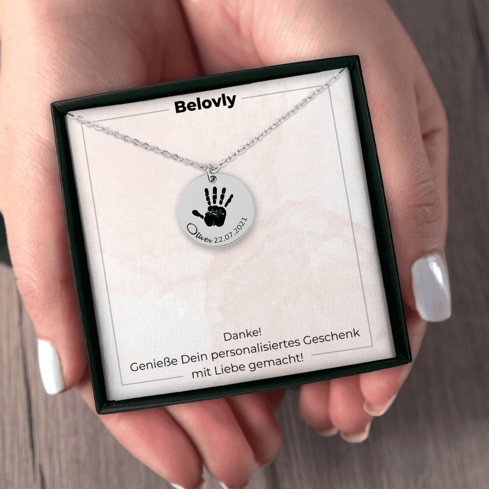 HandKet™ - Handabdruck Halskette - Belovly
