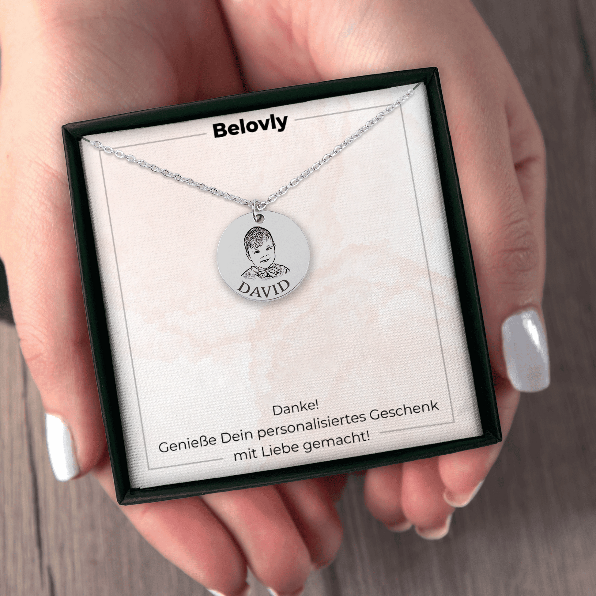 BabyKet™ - Babybild Halskette - Belovly