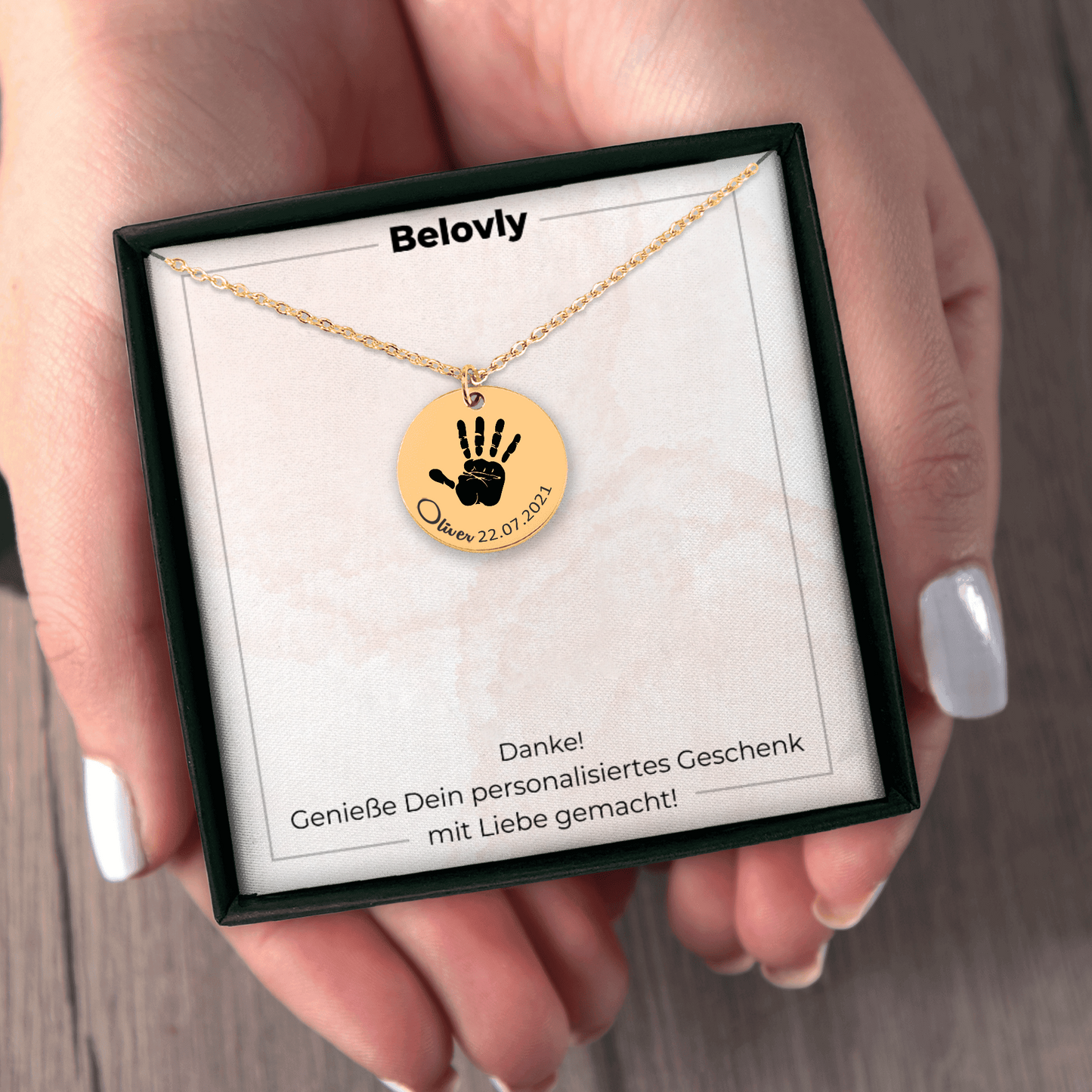 HandKet™ - Handabdruck Halskette - Belovly